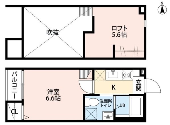 卸町駅 徒歩7分 1階の物件間取画像